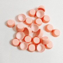Pink Mini Cupcake Liners; Greaseproof Paper Muffin Liners; Disposable Mini Cupcake Cups; Suitable For Baking Paper Cups And Muffin Cups Packaging; Suitable For Cake And Candy Making; Suitable For Holidays, Weddings, Valentine's Day And Various Anniversaries. - Pink Mini Cupcake Liners - View 12