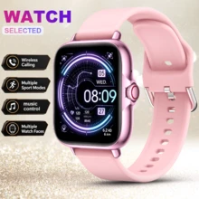 QAGSFLC Jam Tangan Pintar Modis dan Mewah, Panggilan Nirkabel; Wallpaper Kustom; Stopwatch, Pedometer, Kalori, Mode Olahraga, Kontrol Musik, Kamera Jarak Jauh, Pengingat Alarm, Cocok Sebagai Hadiah untuk Teman, Hadiah Pilihan, Hadiah Liburan - View 7