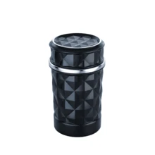 1pc Diamond Car Ashtray, Creative LED Car Ashtray, Night Light Car Ashtray - A - View 11
