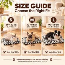 2026 New Dog Bed, Dog Mat, Pet Sleeping Pad, Winter Warm Dog Mat, All-Season Universal Cat Mat, Thickened Washable Cat Dog Bed Pad, Non-Slip, Suitable For Cats, Dogs And Other Small To Medium Pets - Black and White - View 2