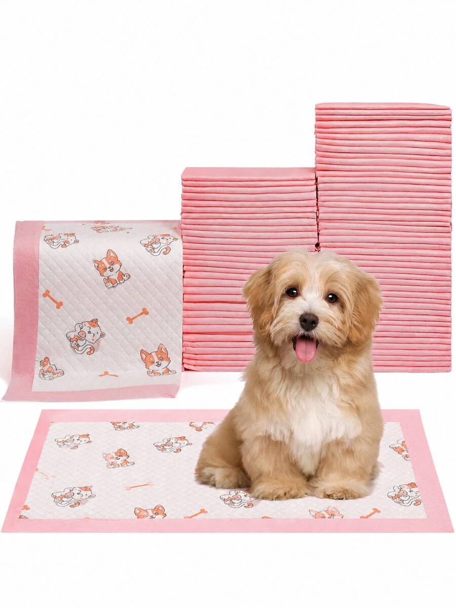 30/20pcs Super Absorbent Disposable Pet Pee Pads, Odorless Dog Training Pads, Highly Absorbent, Leak-Proof, Quick-Drying, Breathable Pet Cleaning Products - 20pcs(Size M) - View 1