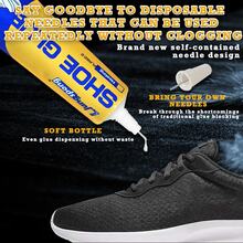 1/2/4pcs Multi-Functional Shoe Repair Glue, Soft Formula With Strong Penetration And Adhesion, Quick Repair For Shoe Surface Damage And Peeling, Waterproof, Flexible And Non-Hardening, Suitable For All Shoe Materials, Home Daily Shoe Repair Glue - Repair Glue - View 4