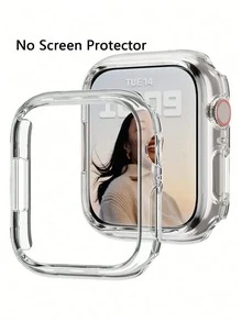 10 12 11 系列 相容透明 PC 防護錶殼 防摔鏤空保護殼 Ultra Watch 7/Series 10 42mm/Series 11 46mm/Series 12 46mm - 無色 - 查看 26
