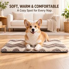 2026 New Self-Heating Pet Mat, Thickened Lamb Fleece, Soft & Warm, Suitable For Small, Medium And Large Pets, Dog Bed, Dog Mat, Dog Mattress, Cat Bed, Cat Nest - Grey - View 4