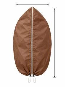 1pc Multi-Size Non-Woven Plant Frost Protection Bag With Zipper & Drawstring, Breathable & Water-Permeable Freeze Protector Cover For Winter Outdoor Trees Potted Shrubs Flowers Cold Weather Garden Plant Protector Jacket - Multicolor - View 11