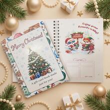 Christmas Gift Card Album: 10 Theme Inner Pages DIY Spiral Binding Gift Card Storage Book Just Add Gift Cards Creative Surprise Christmas Gift For Family, Friends, Teachers And Colleagues - View 3