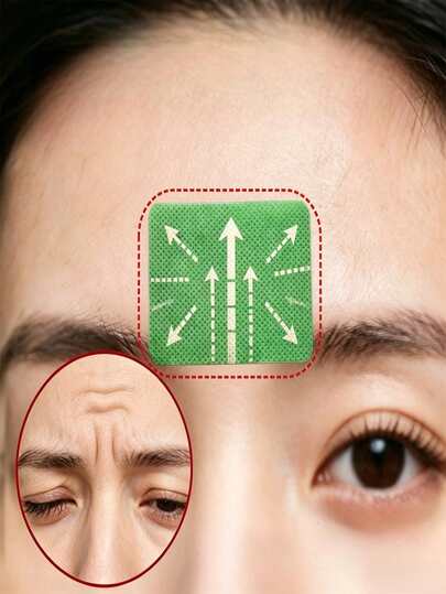20/10/5/1pcs Self-Adhesive Herbal Sleep Forehead Patches - Disposable Elastic Facial Patches - Forehead Specific - Full Face Applicable - Individually Packaged, Clean And Hygienic - Compact And Portable - Daily Use - Travel Friendly - Unisex