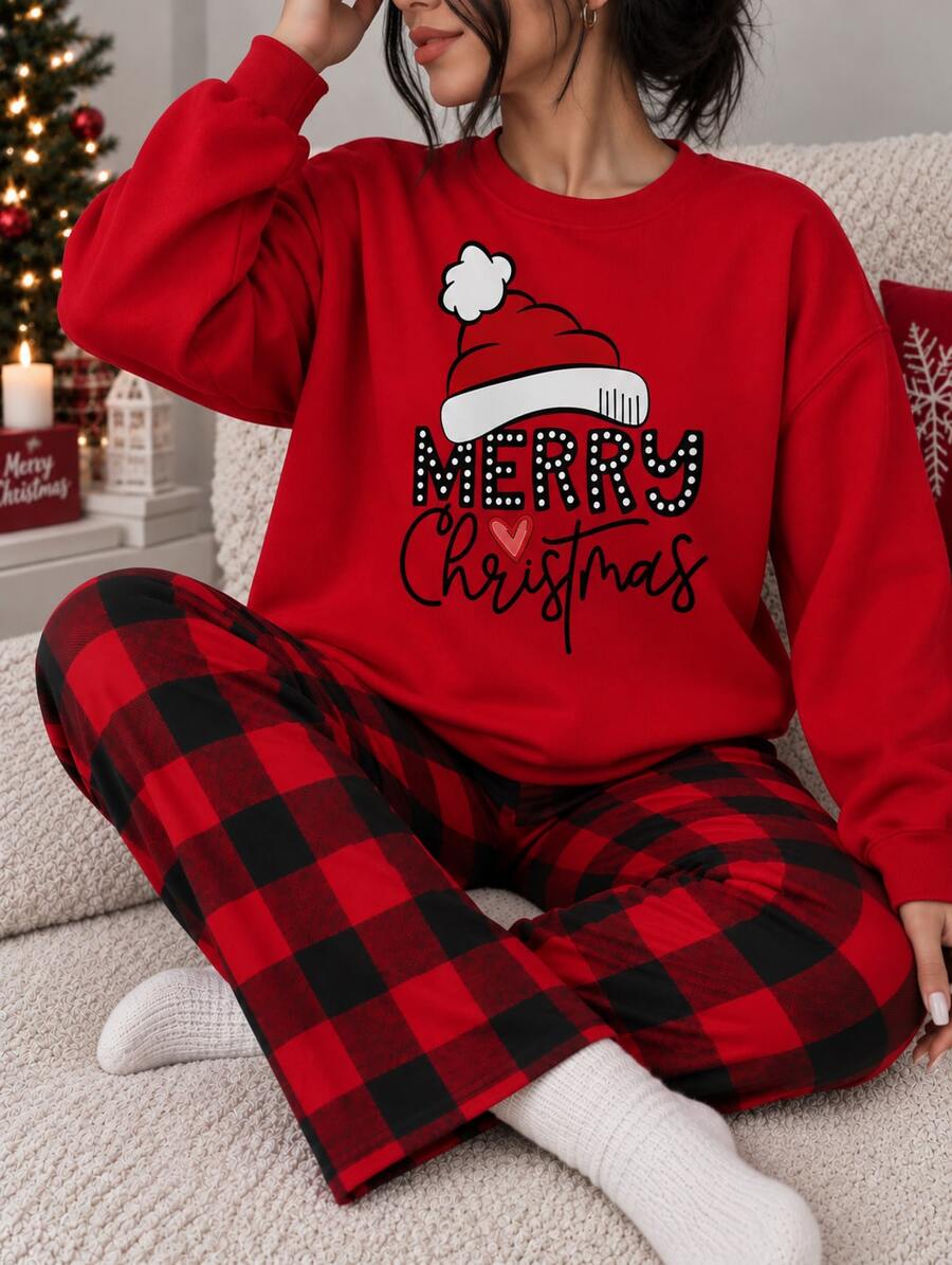 Women Lounge Sets - Red - View 1