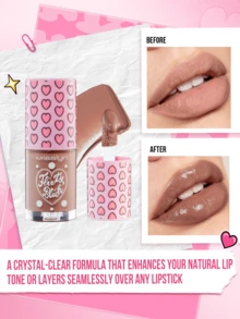 MISSLYN 1 buah Lip Gloss, Hasil Akhir Mengkilap Tinggi, Pigmen Kaya, Tekstur Halus Tidak Lengket, Formula Ringan, Warna Bibir yang Dapat Dibangun, Tekstur Krim Halus, Melembapkan, Kilap Tinggi, Tidak Lengket, Ringan, Warna yang Dapat Dibangun, Riasan Halloween, Pesta - #02 - View 4