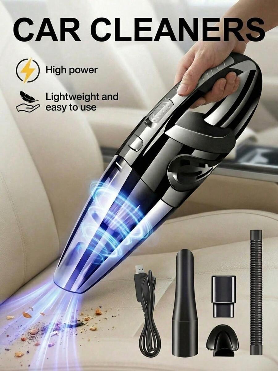 Cordless Handheld Vacuum Cleaner - Powerful Suction Car Vacuum! Rechargeable, Portable Mini Design Suitable For Home And Travel, Great For Cleaning Pet Hair, USB Charging, Lightweight, Wet & Dry Use - Cordless - View 1