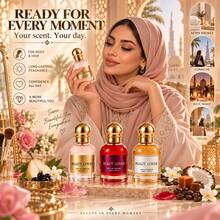 BEAUT LOVER Set Semprotan Wewangian Rambut & Tubuh 3 Buah, 50ml/1.69Fl.Oz Per Botol, Seri Semprotan Wewangian Rambut & Tubuh, Set Hadiah Penyegar Harian - Aroma kopi + Aroma buah-buahan manis + Aroma bunga - View 6