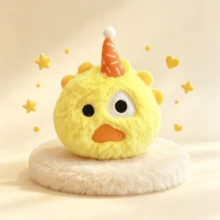 line friends Cute Idol JAMES KEONHO Little Monster Plush Doll With Hat, Soft Filled Accessory, Fan Collection Gift, Birthday Gift, Couple Gift, Party Gift, Small Gift - Multicolor - View 6