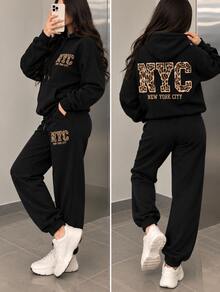 Women Two-Piece Outfits - Black - View 6
