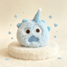 line friends Cute Idol JAMES KEONHO Little Monster Plush Doll With Hat, Soft Filled Accessory, Fan Collection Gift, Birthday Gift, Couple Gift, Party Gift, Small Gift - Multicolor - View 8