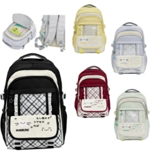 New Cute Cat Pattern Large Capacity Fashion Versatile Backpack Suitable For Multiple Occasions Back To School - Multicolor - View 1