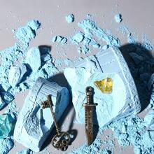 Children's Archaeology Digging Set DIY Pirate Treasure Chest Digging Toy Educational Science Experiment Digging Gemstone Surprise Creative Handmade Gift For Boys And Girls - Blue - View 8