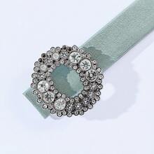 Women's Sky Blue Thin PU Belt, Suitable For Dresses, Jeans, Blazers, Adjustable And Lightweight - Multicolor - View 9