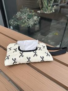 1個可愛汽車或居家用圓筒式面紙/面巾紙收納袋，便攜式面紙收納袋 - 彩色 - 查看 6