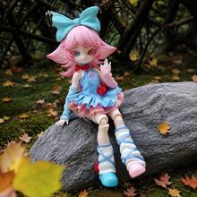 دمية BJD فطرية 12 سم متعددة المفاصل قابلة للحركة، صندوق عمياء، شخصية بأسلوب الأنمي، إكسسوارات ملابس أنيقة، زينة مجموعة مكتبية & هدية عيد ميلاد - فطر - مشاهدة 6