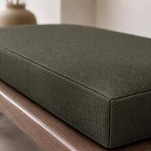 Heavy-Duty Indoor/Outdoor Bench Pad – Sophisticated Design For High-Traffic Seating Areas - Dark Green - View 5
