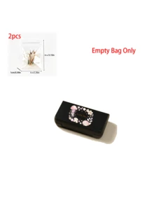 Cute Jellyfish Shell Print Mini Jewelry Storage Box, Comes With 2pcs Anti-Oxidation Storage Bags, Fashionable Small Accessories Organizer Box, Portable Travel Jewelry Box, Compartment Storage For Earrings, Rings, Necklaces, Suitable For Outings, Dorms, Makeup Vanity, Christmas Gift, Empty Box Only - Multicolor - View 12