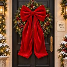 Christmas Bow Hanging Decoration For Tree Door Window, 30x100cm / 40x130cm - 1PC - View 7