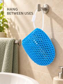 TPU Bath Cleaning Finger Sleeves Honeycomb Design Gentle Dead Skin Removal Deep Exfoliation Quick Lather Fast Drying Bathing Shower Scrubbing Makeup Removal Daily Essential - Multi-color - View 7