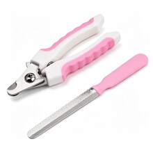 Pet Nail Clipper Cat Dog Nail Trimmer Beginner Friendly Anti-Bleeding Line Nail Cutter With File Grooming Supplies - A - View 2