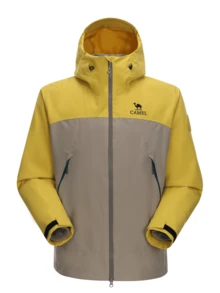 CAMEL CROWN Women's 3-In-1 Waterproof Jacket With Down Liner, Windproof Winter Coat, Outdoor Hiking Jacket For Camping, Travel And Everyday Wear - Mustard Yellow, Grey, Khaki, Green - View 1
