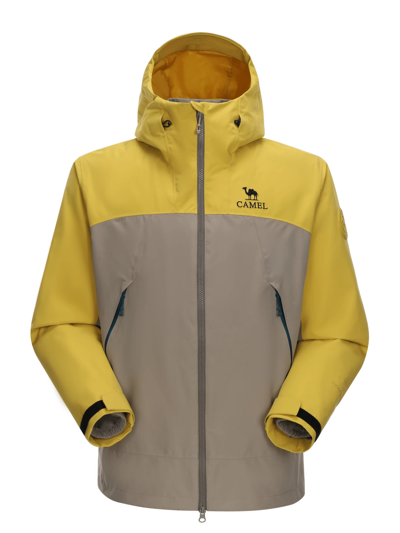 CAMEL CROWN Women's 3-In-1 Waterproof Jacket With Down Liner, Windproof Winter Coat, Outdoor Hiking Jacket For Camping, Travel And Everyday Wear - Mustard Yellow, Grey, Khaki, Green - View 1