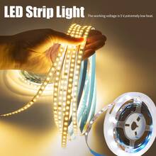 5pcs/3pcs/1pc, LED Light Strip With Switch, USB Powered Flexible Ceiling Light Strip With Button Switch, Warm White/White Light, Drill-Free Linear Light Strip Suitable For TV Backlight And Home Decor, Perfect For Weddings, Halloween, Christmas, Parties And More - White - View 2