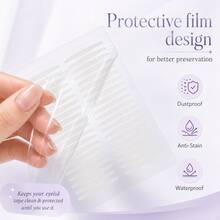 MONKIDS 100PCS/5 Sheets Breathable Invisible Double Eyelid Tape, Gift Y-Shaped Adjustment Rod,Double-Sided Eyelid Makeup Adhesive Tape, Transparent,Giveaways,Travel,Cheap Stuff,Travel Essential - Multicolor - View 9