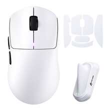 Mouse Gaming Nirkabel Ringan ATTACK SHARK F1 AIR 39g dengan Mouse Tape, 60K DPI, Dual 8K Polling, PAW3955MAX, 20000 FPS, Konektivitas Tri-Mode, Sakelar Optik, Baterai 720 Jam, Web Driver untuk PC Mac - View 10