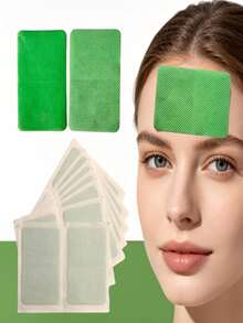 20/10/5/1pcs Self-Adhesive Herbal Sleep Forehead Patches - Disposable Elastic Facial Patches - Forehead Specific - Full Face Applicable - Individually Packaged, Clean And Hygienic - Compact And Portable - Daily Use - Travel Friendly - Unisex - Multicolor - View 5