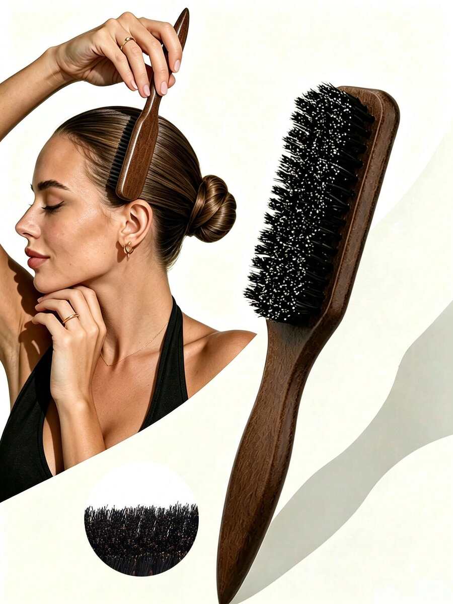 1pc Smooth Tail Comb, Suitable For Creating Smooth Ponytails, Smoothing Flyaways, Designing Curly Hair, Controlling Hairline - Wide Tooth Comb, Can Be Used For Sectioning And Cutting, Hair Styling Tool
