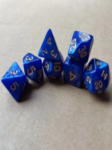 7pcs/Set 6-Color Multi-Sided Dice, Suitable For TRPG And Other Tabletop Games, Perfect Game Gift For Easter, Halloween, Christmas Holiday Parties - Multicolor - View 15