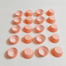 Pink Mini Cupcake Liners; Greaseproof Paper Muffin Liners; Disposable Mini Cupcake Cups; Suitable For Baking Paper Cups And Muffin Cups Packaging; Suitable For Cake And Candy Making; Suitable For Holidays, Weddings, Valentine's Day And Various Anniversaries. - Pink Mini Cupcake Liners - View 10