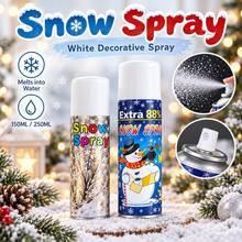 Holiday Snow Spray For Christmas Tree, Door Glass & Window Decor, 150ml / 250ml-Melts Into Water - View 3