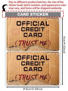 1pc Vintage Official Credit Card Sticker Privacy Protection Card Skin, Paper Birthday Gift PVC Material Anti-Fingerprint Anti-Scratch Wear-Resistant Card Sleeve, Suitable For Men, Women, Couples, Small Chip Cards, Bank Cards, Credit Cards, Transportation Cards, Student Campus Cards Personalized DIY - A - View 15