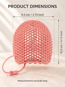 TPU Bath Cleaning Finger Sleeves Honeycomb Design Gentle Dead Skin Removal Deep Exfoliation Quick Lather Fast Drying Bathing Shower Scrubbing Makeup Removal Daily Essential - Multi-color - View 12