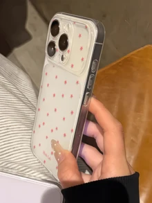 1pc Transparent Gentle Star Glitter Personalized Minimalist Full Coverage TPU Shockproof Phone Case Compatible With Apple 18 17 16 15 14 13 12 11 Pro Max Air Protective Shell - Multicolor - View 2