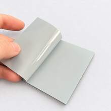 5pcs/Set 7.5cm Square Sticky Notes, 3pcs Waterproof PET Transparent Notes + 2pcs Lined Paper Notes, Self-Adhesive Memo Pads For Study And Office - one-size - View 6