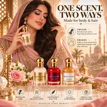 BEAUT LOVER Set Semprotan Wewangian Rambut & Tubuh 3 Buah, 50ml/1.69Fl.Oz Per Botol, Seri Semprotan Wewangian Rambut & Tubuh, Set Hadiah Penyegar Harian - Aroma kopi + Aroma buah-buahan manis + Aroma bunga - View 4