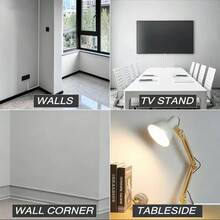 Cable Protection Cover, Self-Adhesive Mini Flexible Cable Tray, Household Cable Conduit, Semi-Circular Cable Tray, Concealed Cable Tray, Home/Office Specific Cable Tray, Easy To Install, Wire Invisible Solution - A - View 6