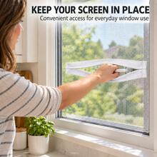 1pc Or 3pcs White Magnetic Zipper Strip, DIY Sewing Zipper Kit For Skylight Screen, Easy Window Opening And Closing - White - View 4
