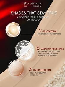 Shu Uemura Unlimited Lightweight Long-Lasting Foundation 10ml – Shade 584 - 104 Light Ivory - View 5
