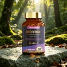 Miriyalyad Berberine Supplement With Ceylon Cinnamon, Milk Thistle  Supplement  Formula,Suitable For Both Men And Women - 120 Vegetarian Capsules, [Free Shipping](2026 Latest Version) - 1PCS - View 5