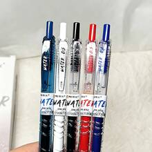5/1pc Click Ballpoint Pens, 0.5mm, Simple Design, High Beauty Value, With Quick Drying Ink For Students To Solve Exercises And Signatures Back To School - Sets - View 13