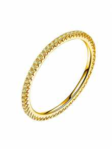1pc Zirconia Sparkling Ring, Women's Classic Transparent Shiny Ring, Vintage Style, Can Be Used As Finger Accessory Or Gift - Ring - View 20