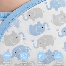 3 Packs Baby Swaddle Wrap, Swaddle Blanket For Newborn And Infant, Adjustable, Soft Cotton Baby Sleep Sack For Boy And Girl, Small(0-3 Month) - Cute Elephant-3pcs - View 4